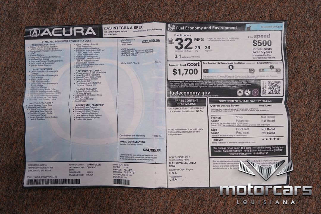 2023 Acura Integra