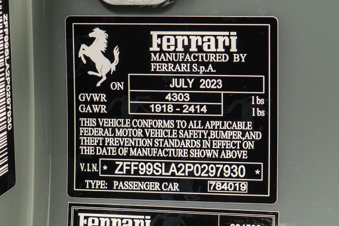 2023 Ferrari 296