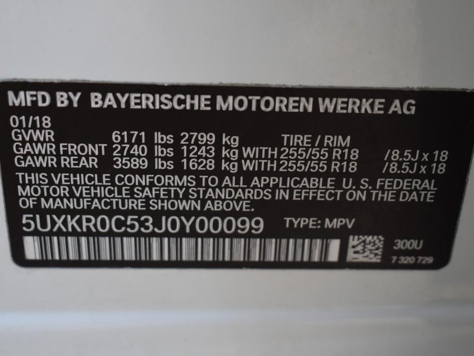 2018 BMW X5