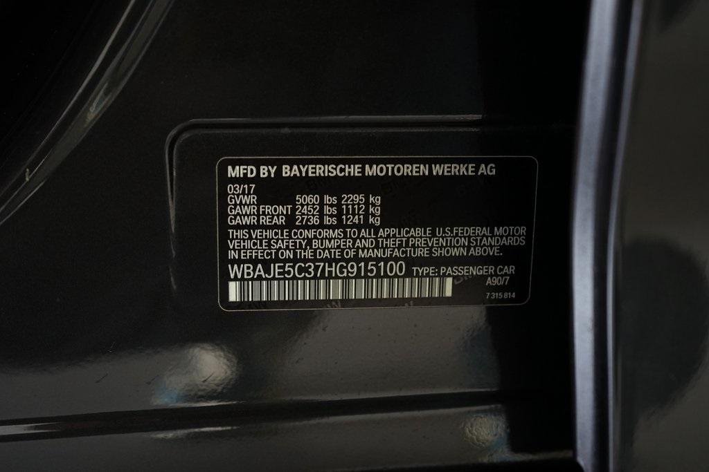2017 BMW 5 Series