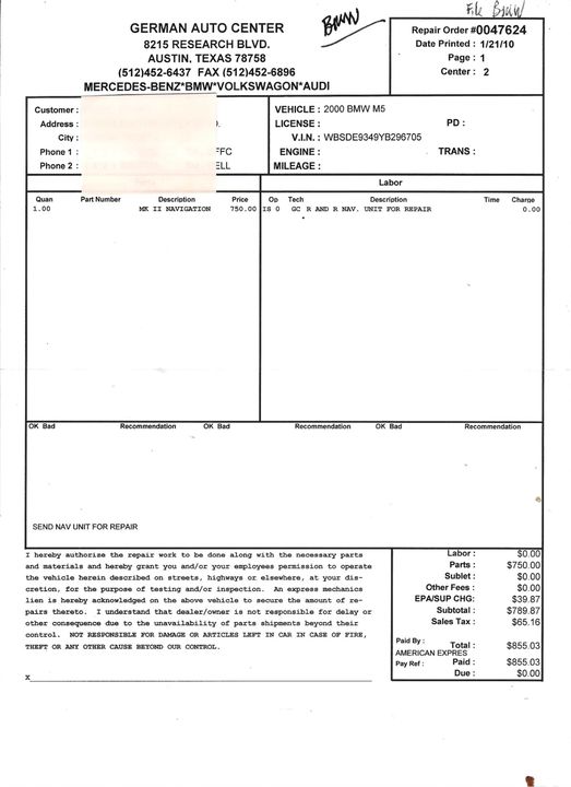 2000 BMW M5