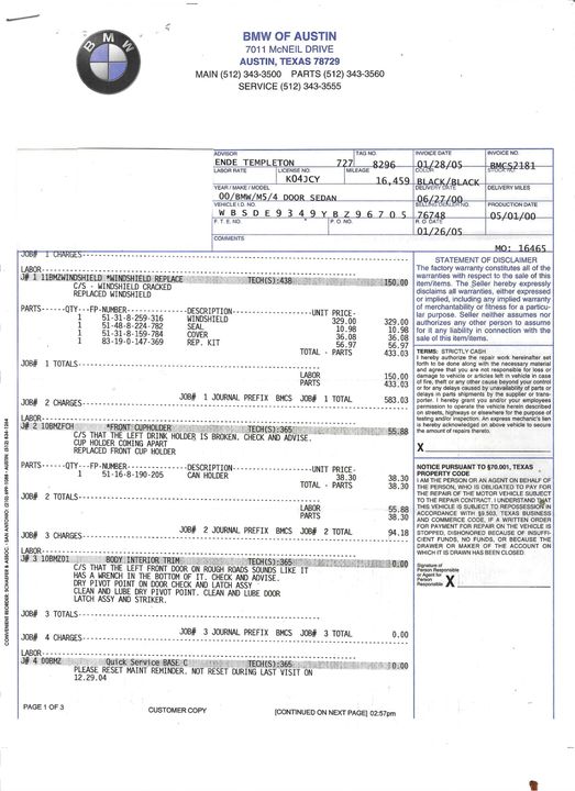 2000 BMW M5
