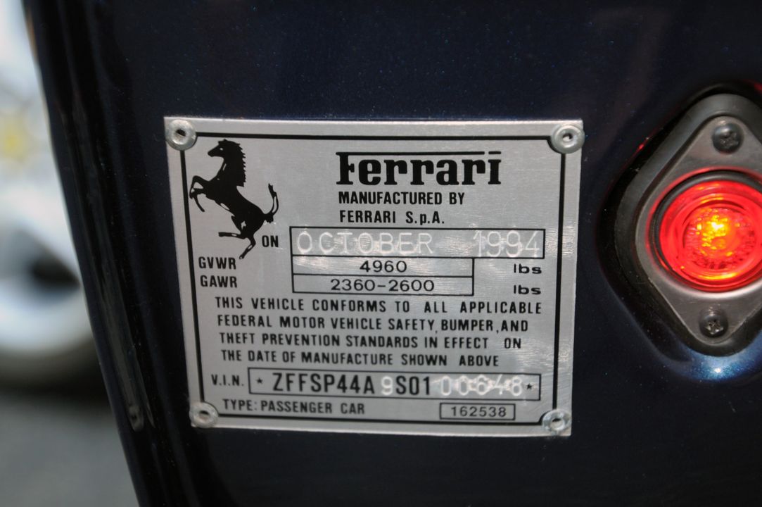 1995 Ferrari 456 GT Manual