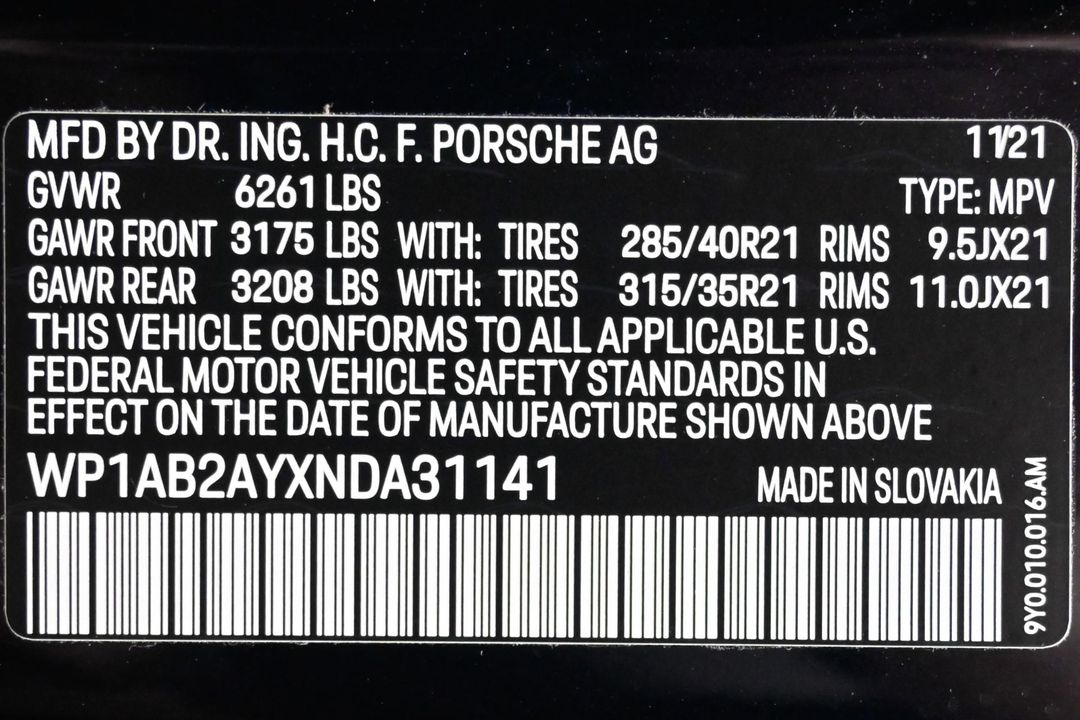 2022 Porsche Cayenne