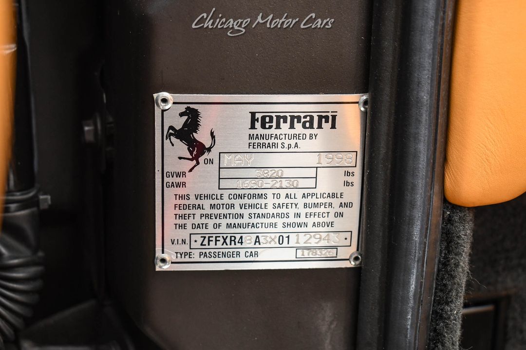 1999 Ferrari F355 F1 Spider