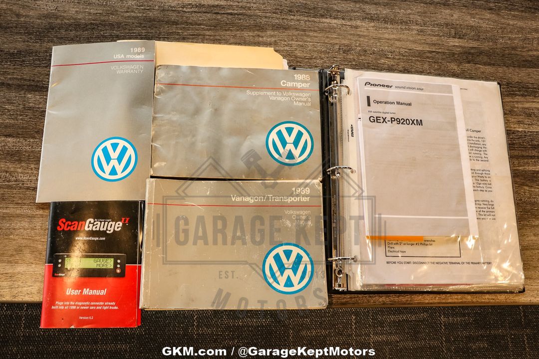1989 Volkswagen Vanagon Westfalia