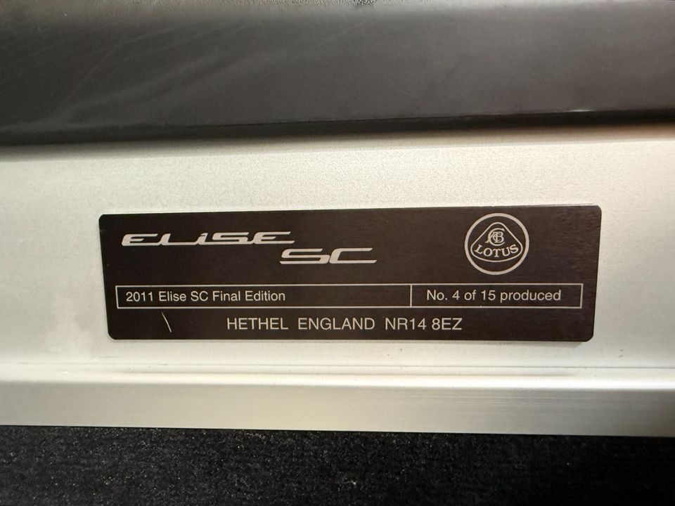 2011 Lotus Elise SC