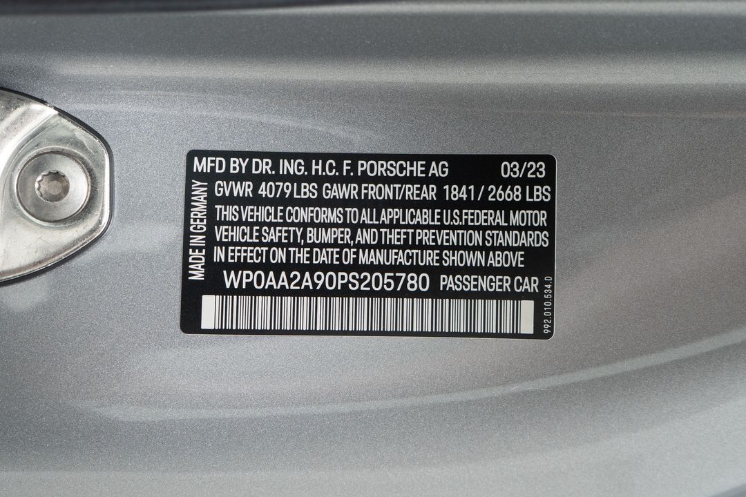 2023 Porsche 911