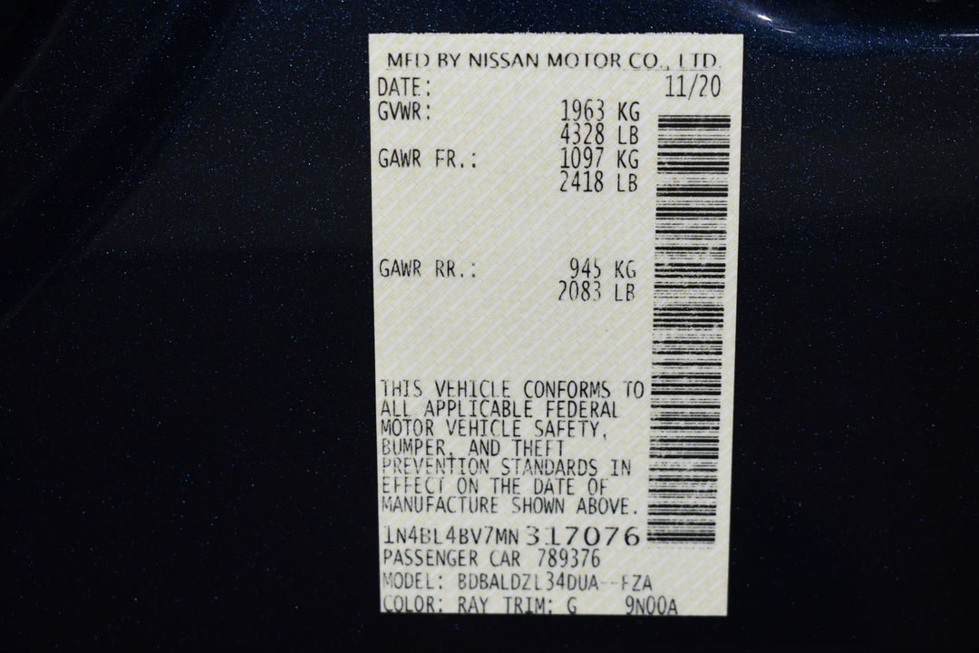 2021 Nissan Altima