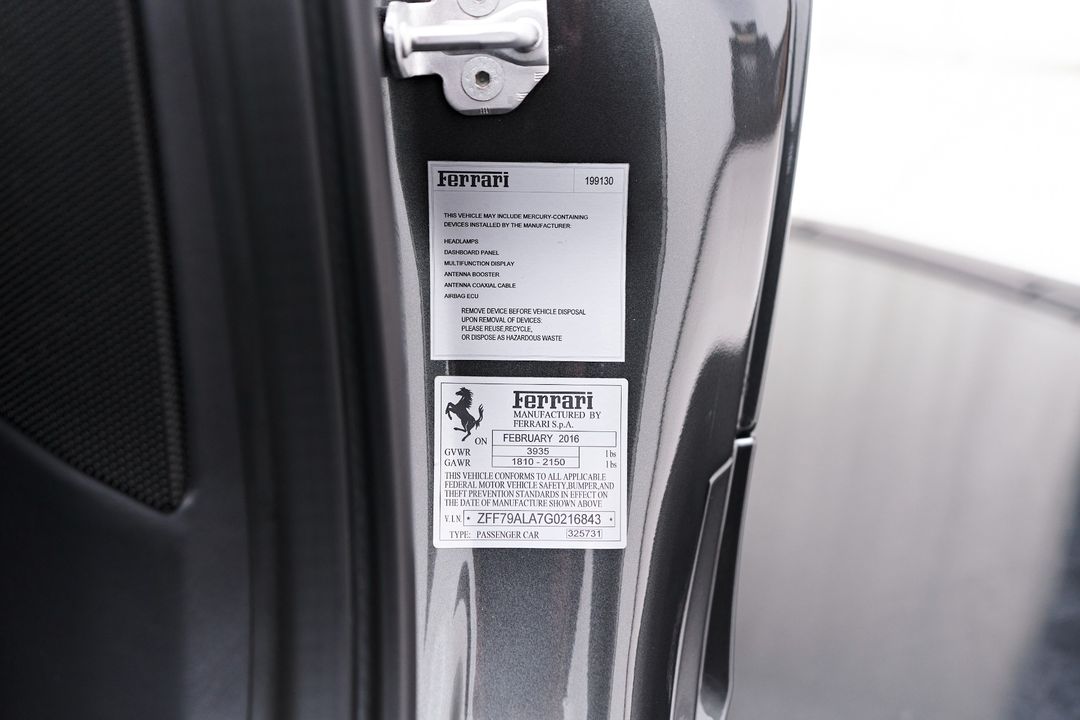2016 Ferrari 488 GTB