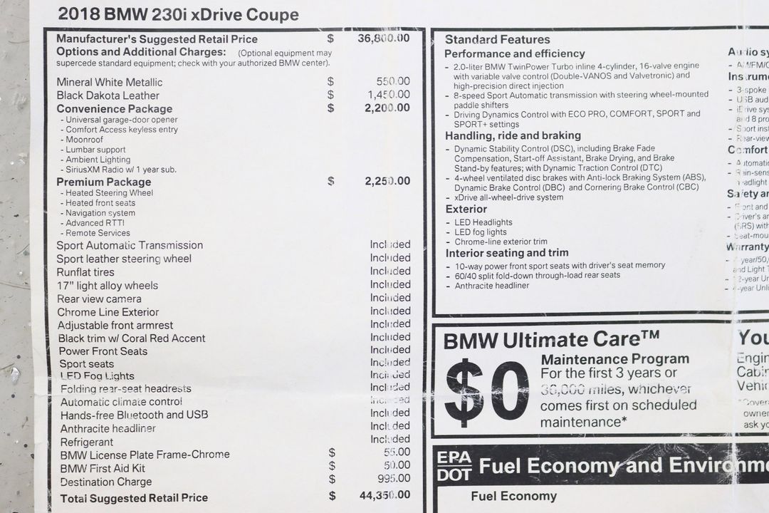 2018 BMW 2 Series