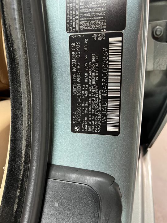 2003 BMW 5 Series