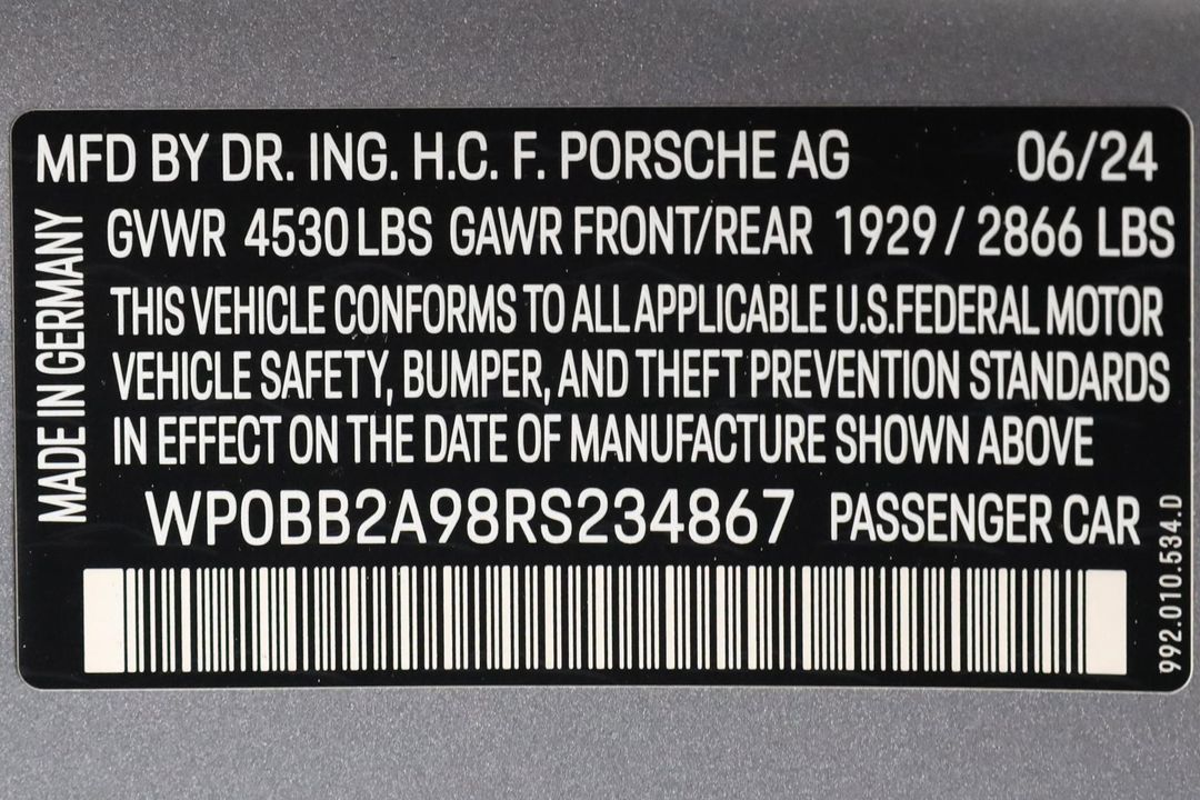 2024 Porsche 911