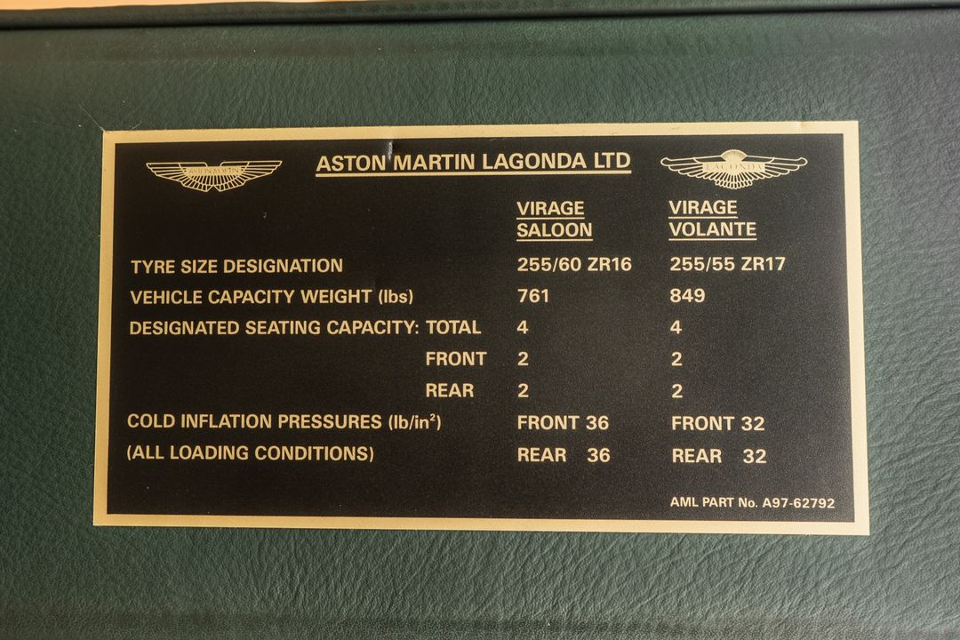 1993 Aston Martin Virage