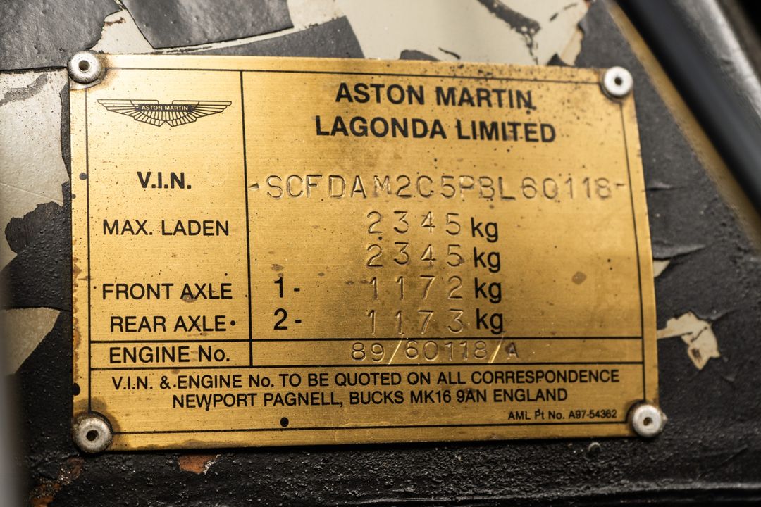 1993 Aston Martin Virage