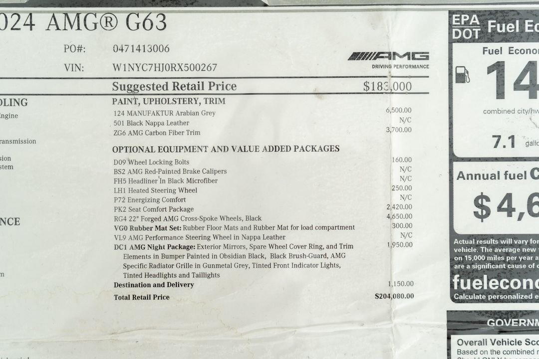 2024 Mercedes-Benz G63