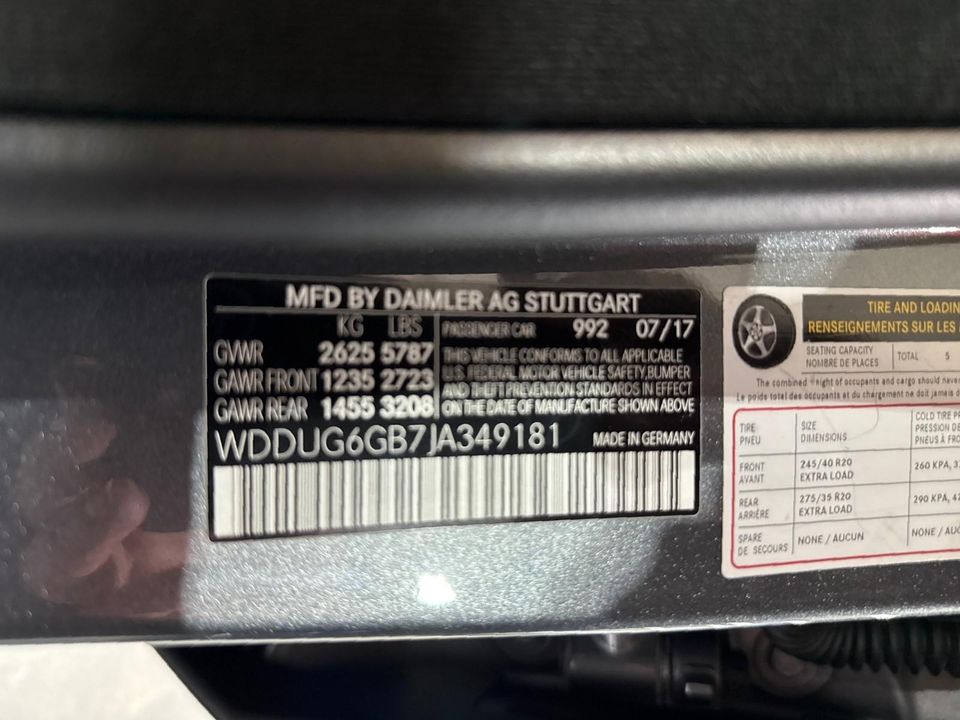 2018 Mercedes-Benz S450