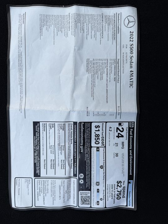 2022 Mercedes-Benz S-Class