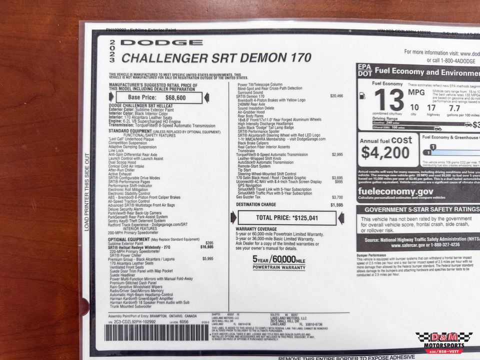 2023 Dodge Challenger