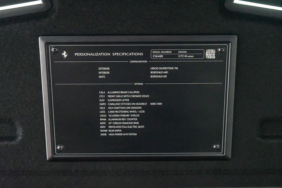 2018 Ferrari GTC4Lusso