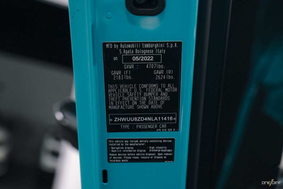 2022 Lamborghini Aventador