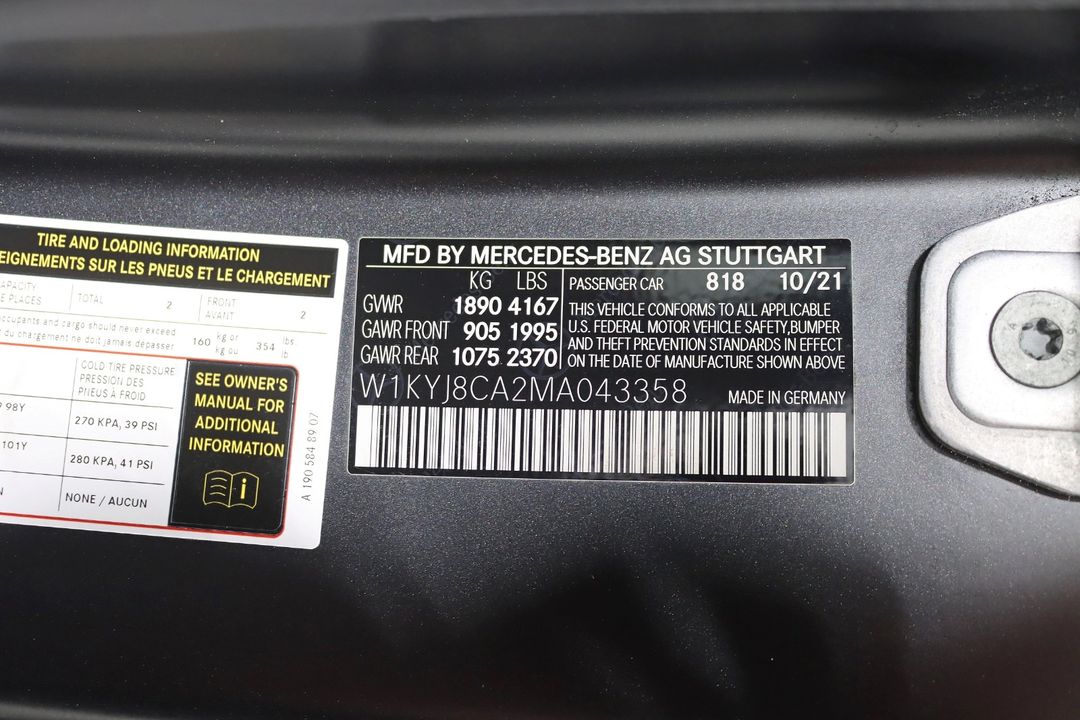 2021 Mercedes-Benz AMG GT STEALTH EDITION