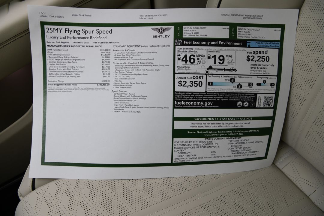 2025 Bentley Flying Spur