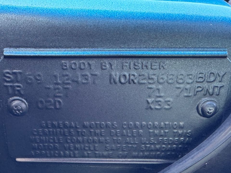 1969 Chevrolet Camaro