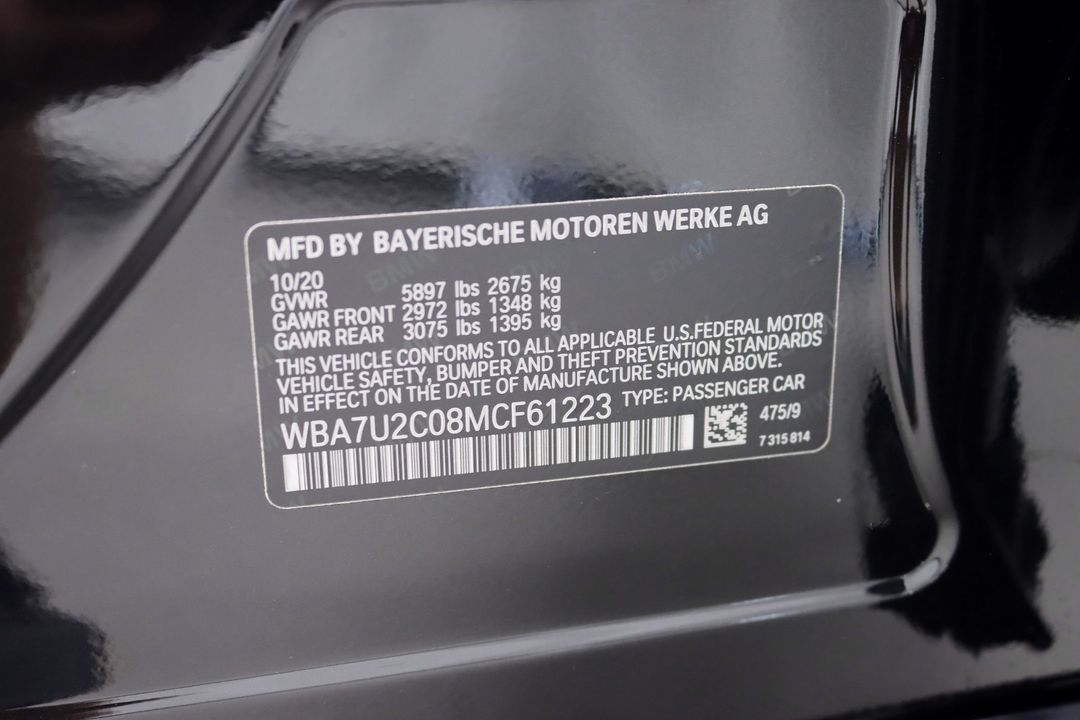 2021 BMW 7 Series