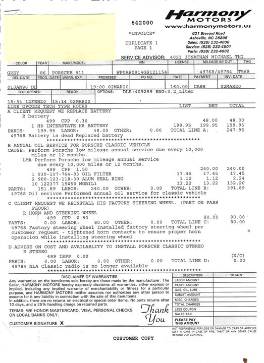 1986 Porsche Carrera
