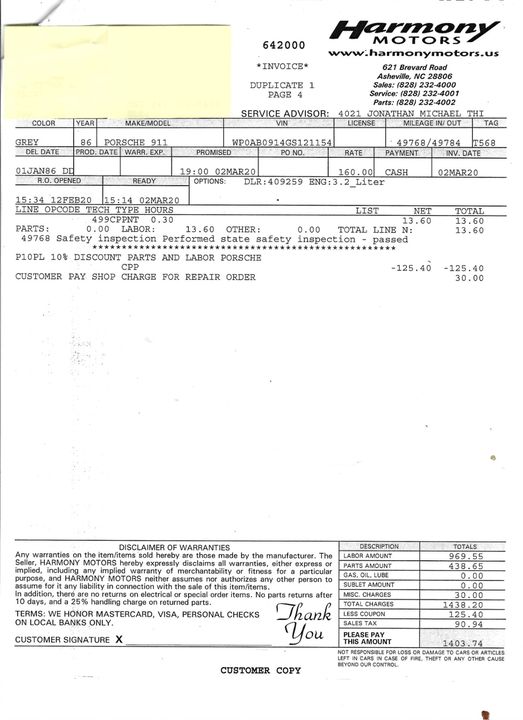 1986 Porsche Carrera