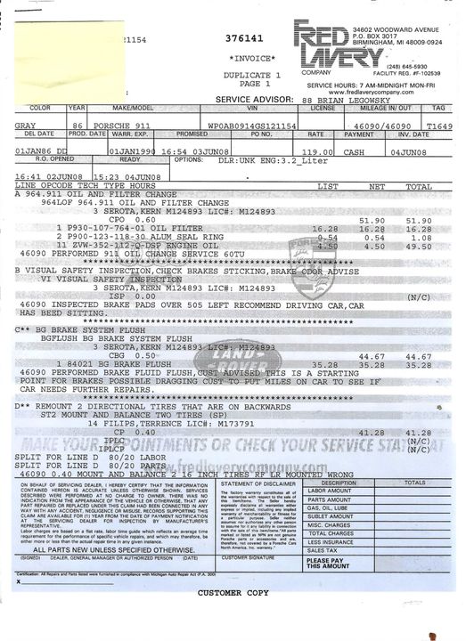 1986 Porsche Carrera