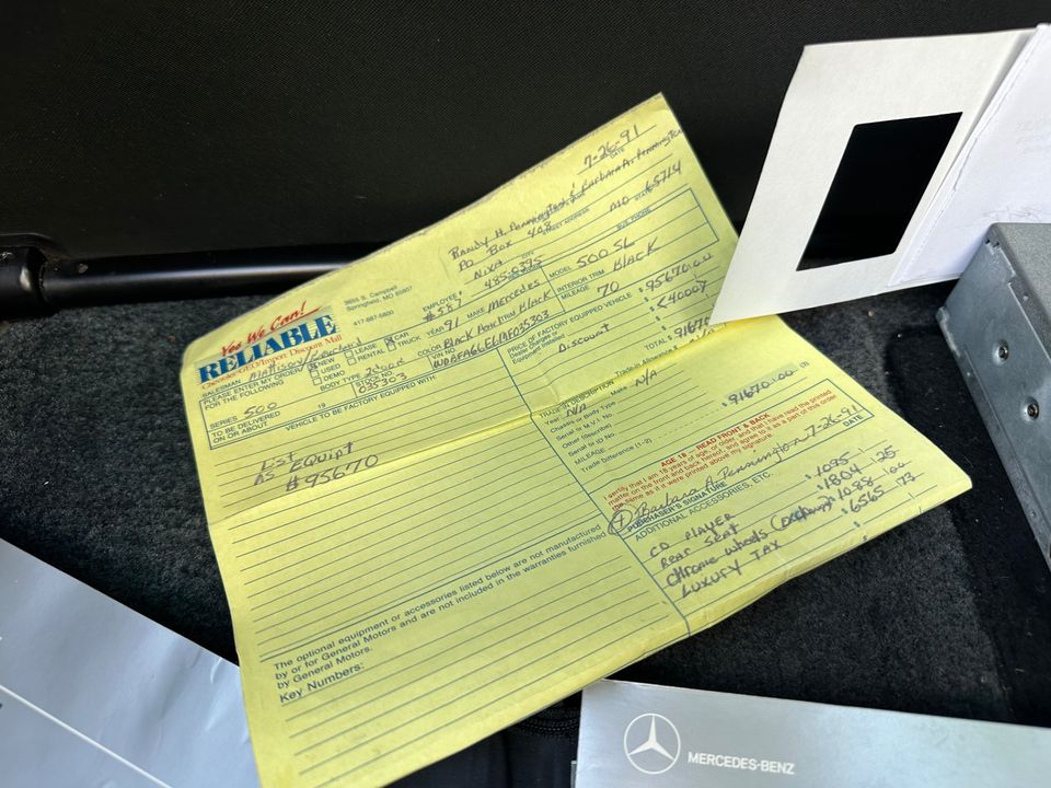 1991 Mercedes-Benz 500 SL