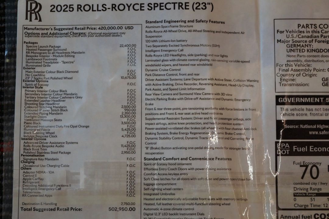 2025 Rolls-Royce Spectre