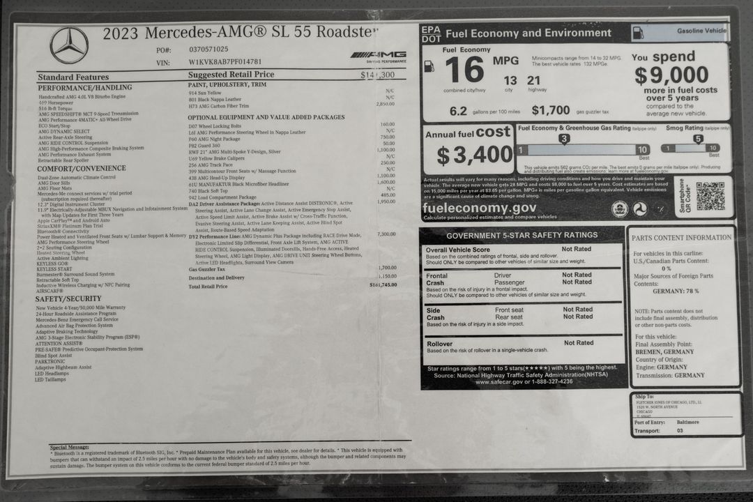 2023 Mercedes-Benz SL 55