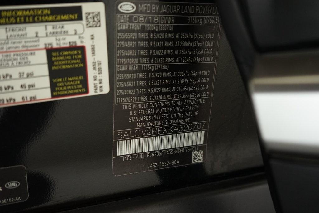 2019 Land Rover Range Rover