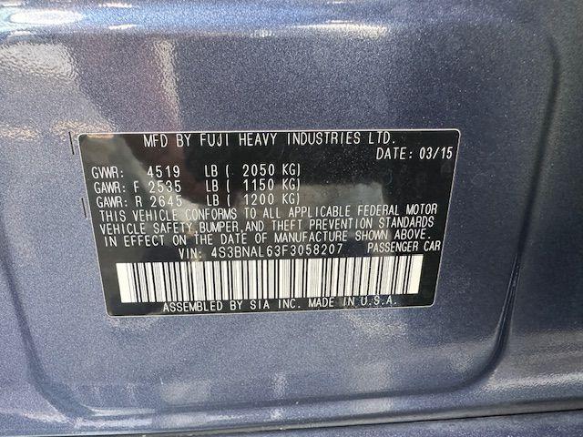 2015 SUBARU LEGACY LIMITED