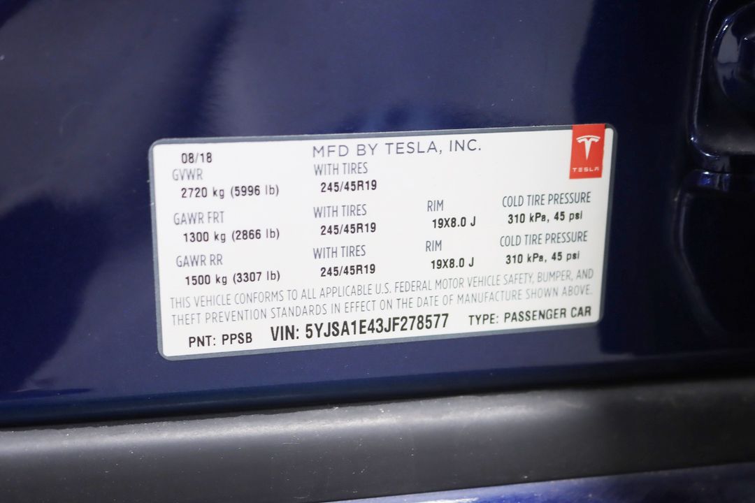 2018 Tesla Model S