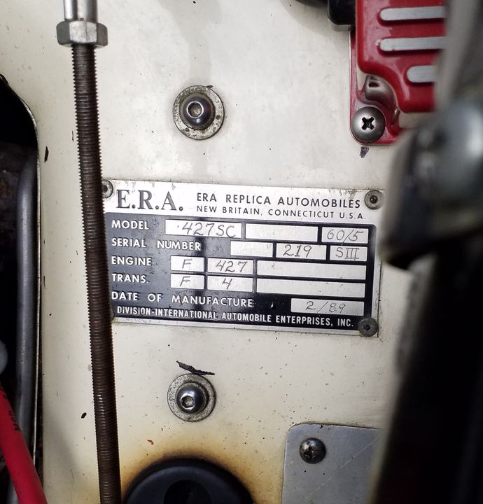 1989 ERA REPLICA COBRA 427 SC