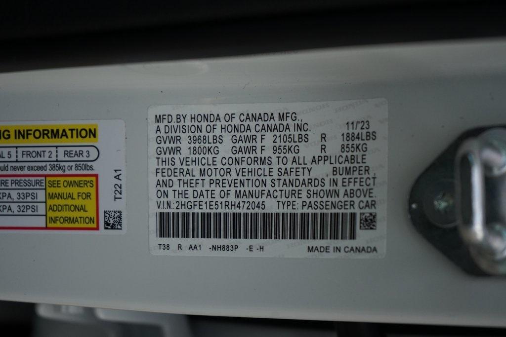 2024 Honda Civic Si
