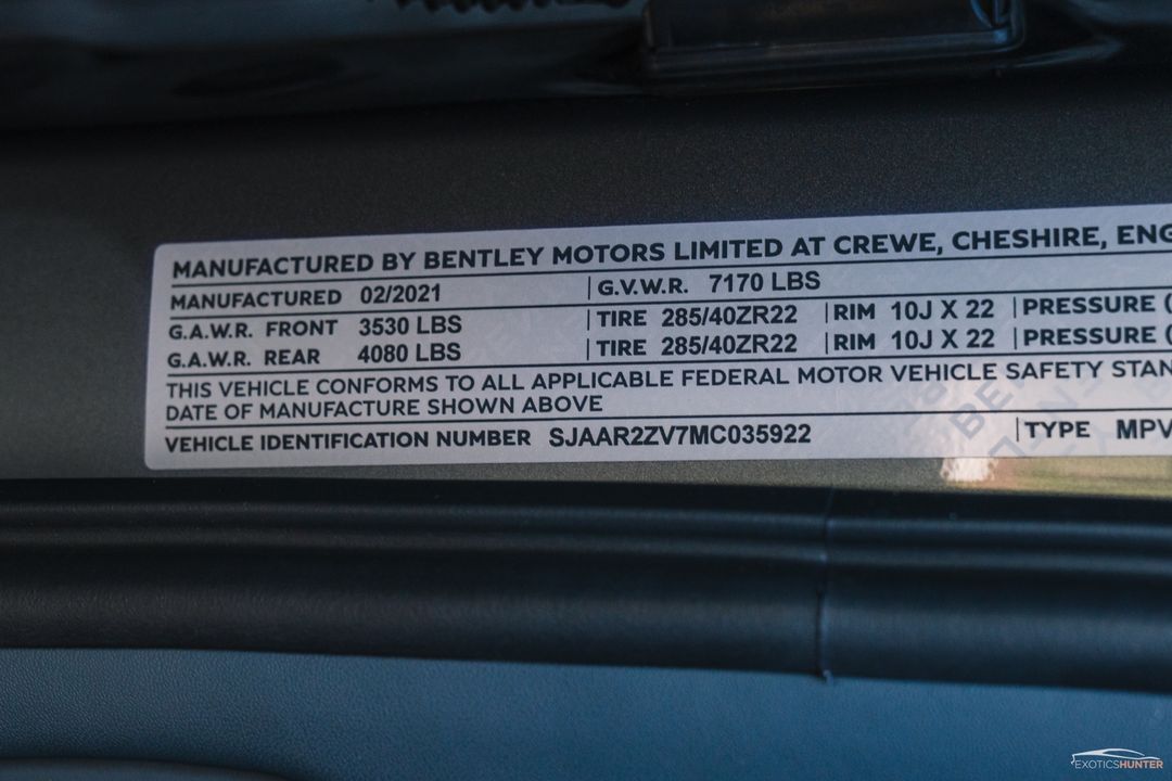 2021 Bentley Bentayga