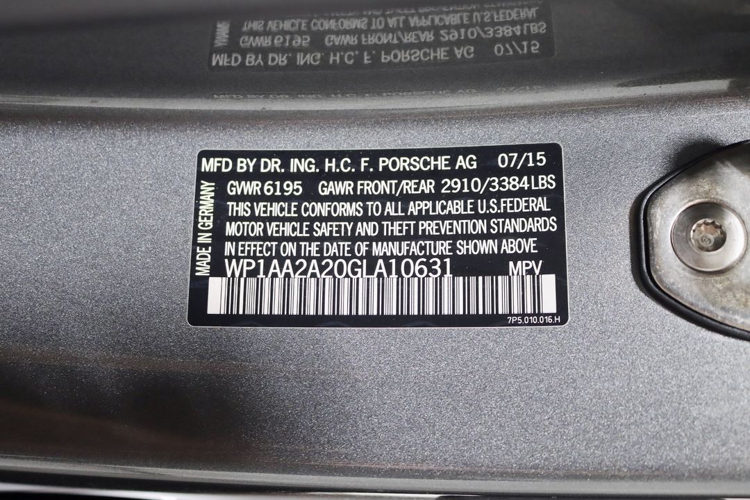 2016 Porsche Cayenne