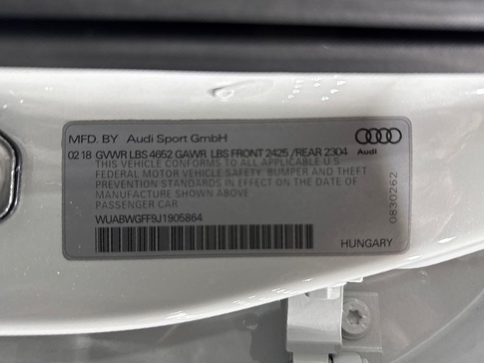 2018 Audi RS3