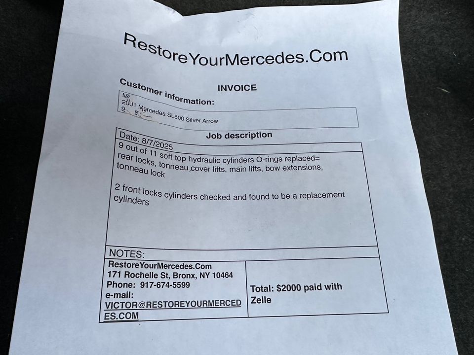 2002 Mercedes-Benz SL500 Silver Arrow