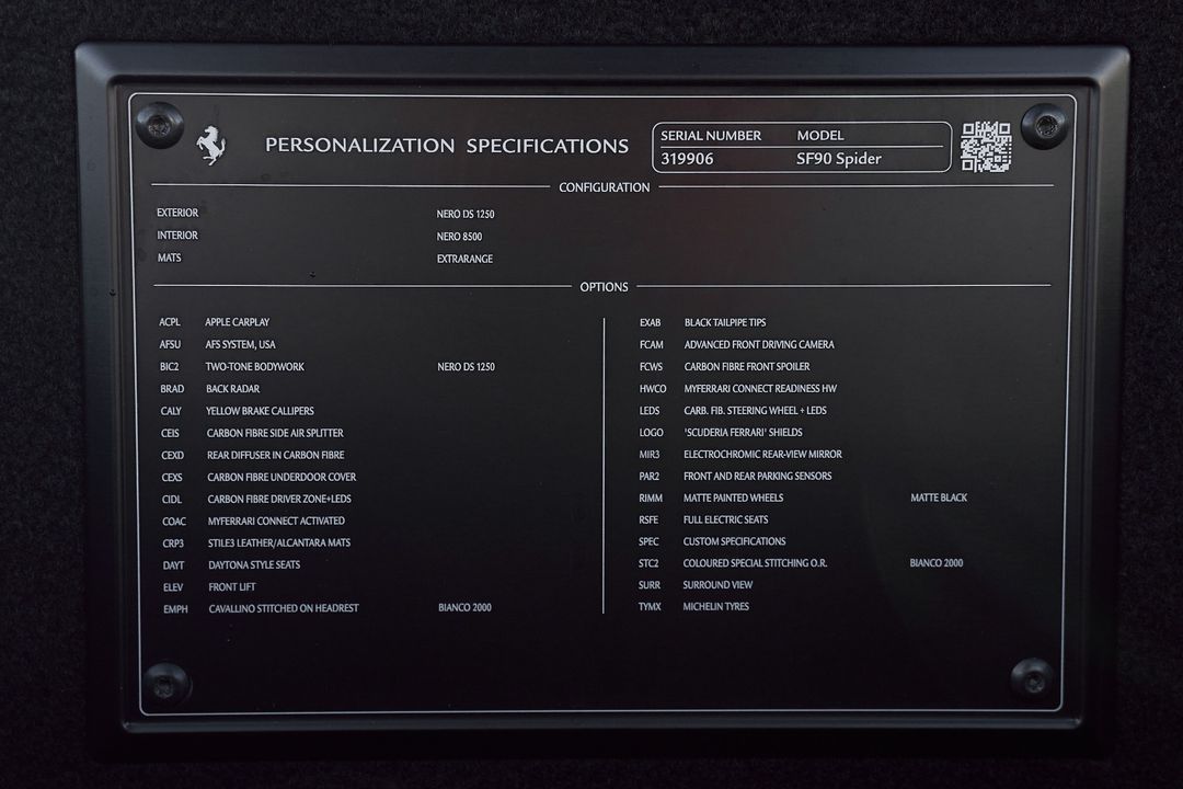 2025 Ferrari SF90 Spider