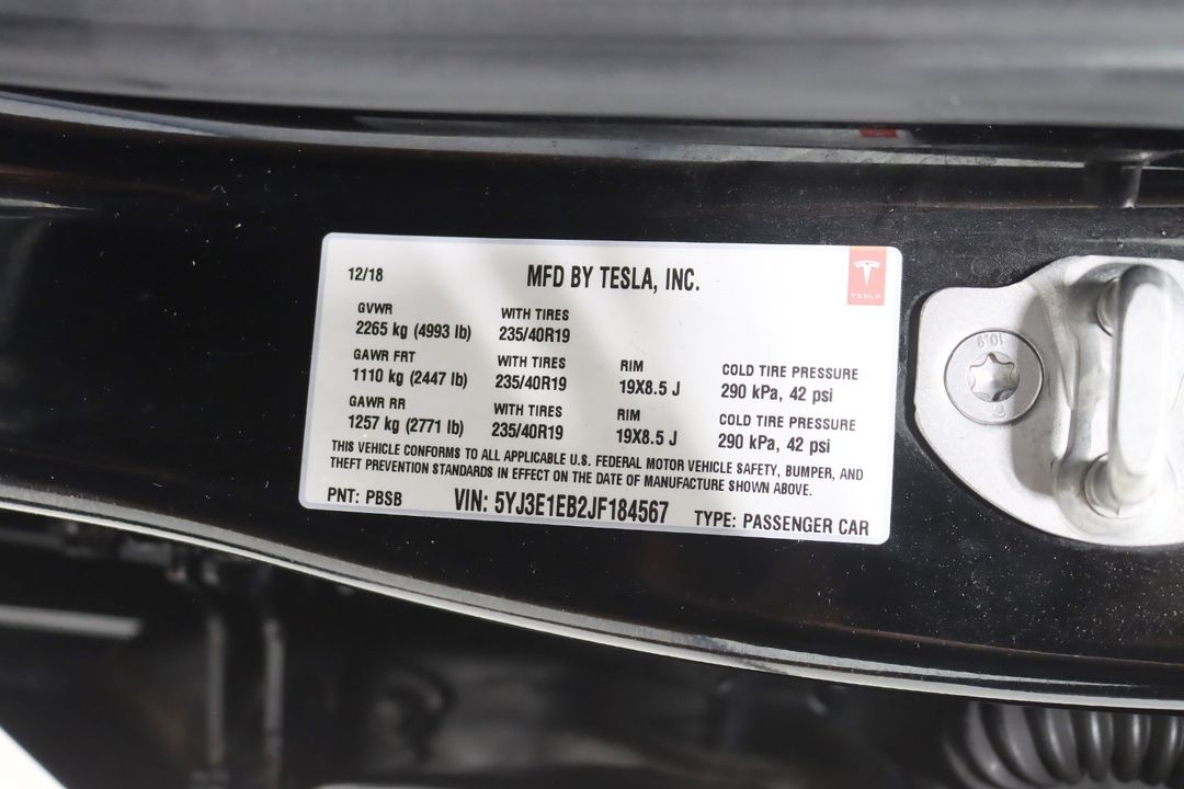 2018 Tesla Model 3