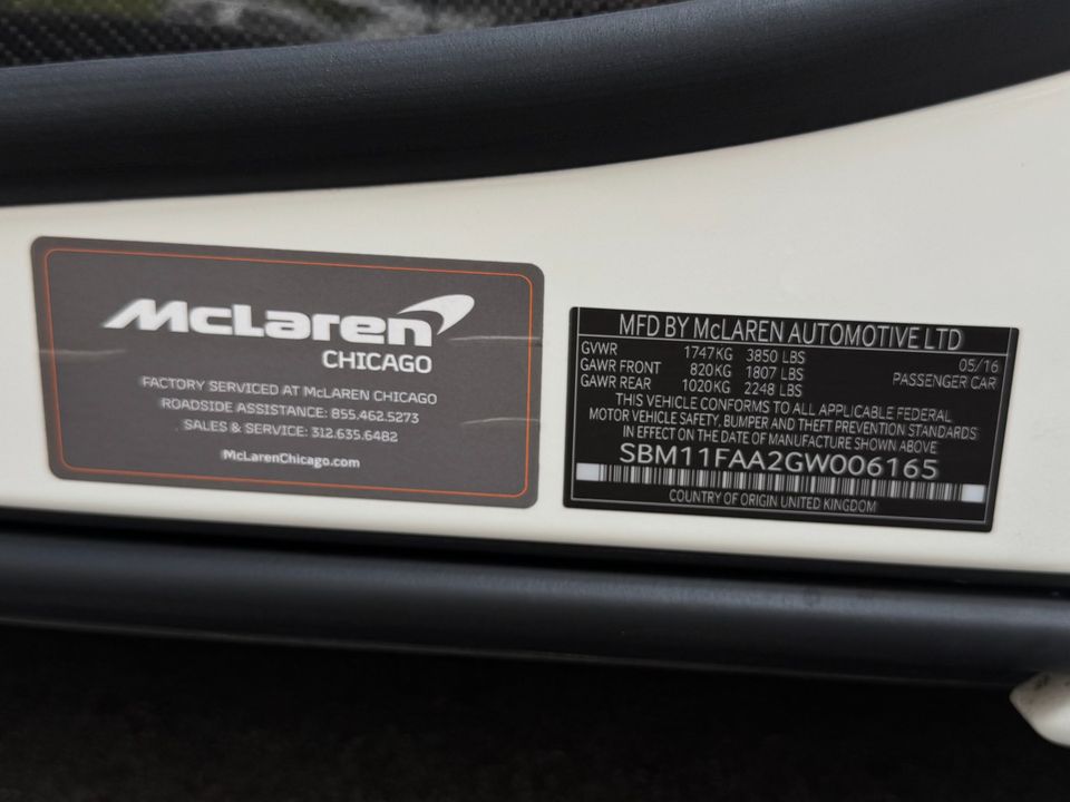 2016 McLaren 650S