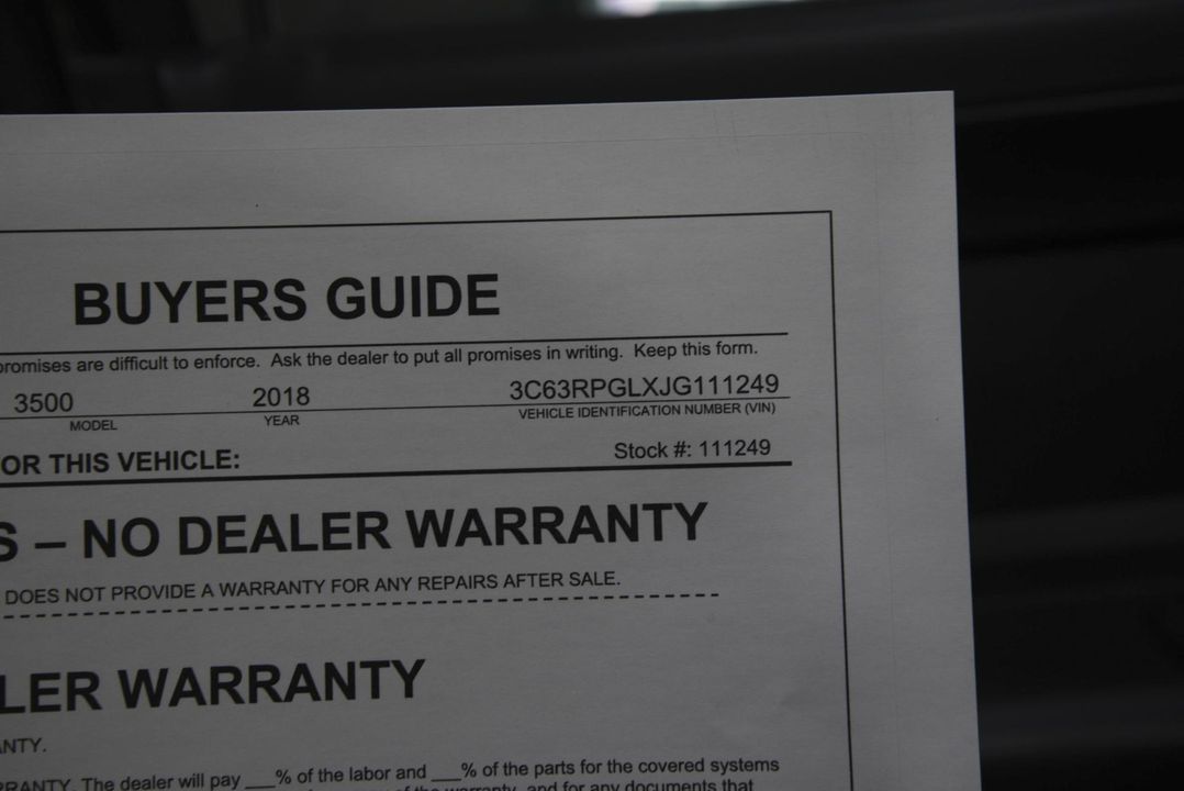 2018 Ram 3500