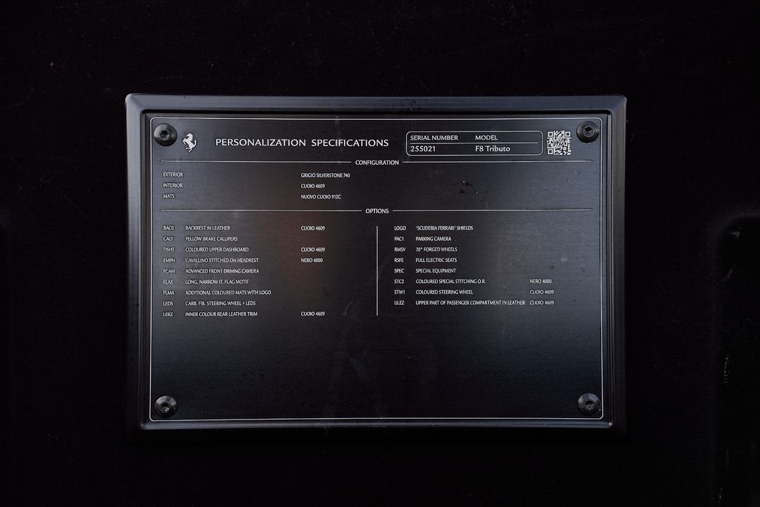 2020 Ferrari F8 Tributo