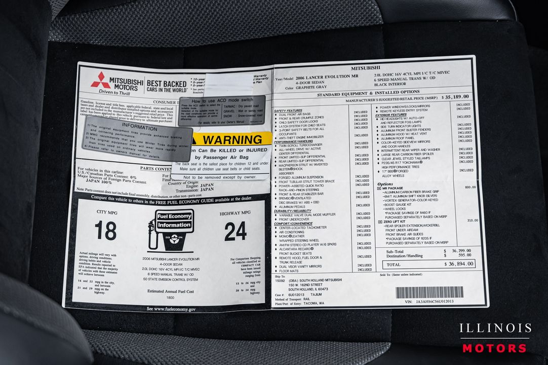 2006 Mitsubishi Lancer Evolution